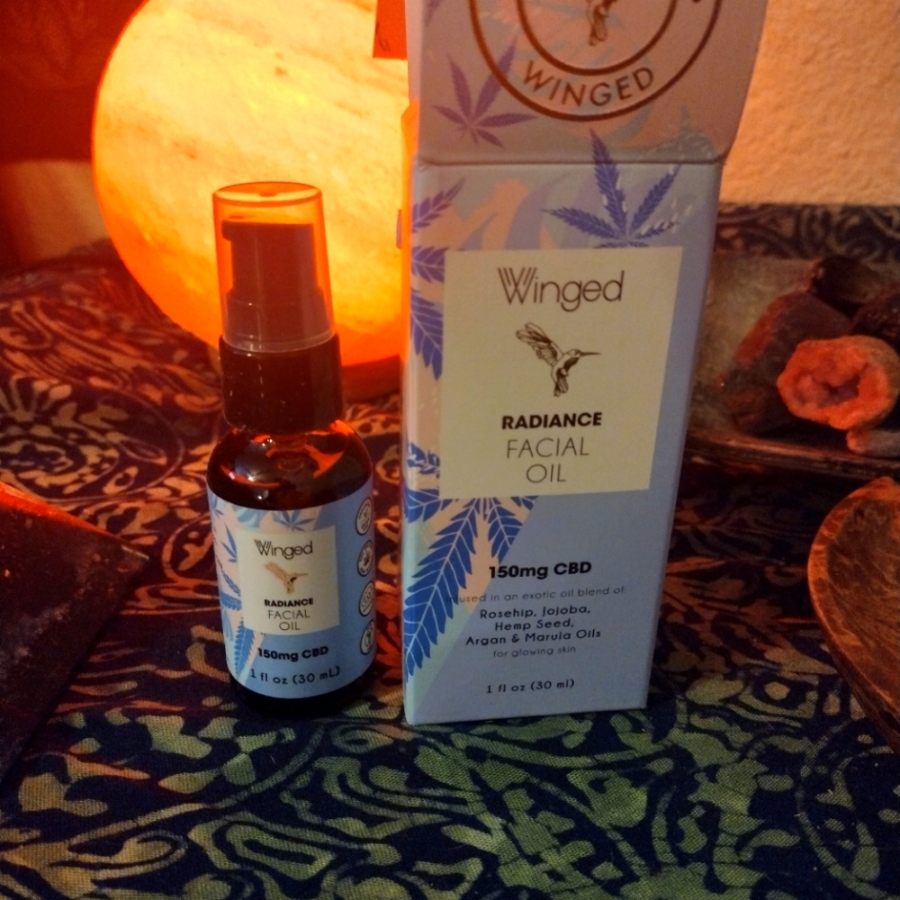 Facial oil, rose hips jojoba, argan and more